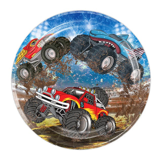 Monster Truck Plates | Monster Truck Party Supplies NZ