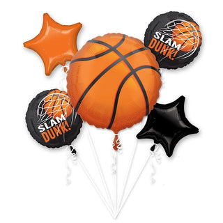 Nothin But Net Basketball Balloon Bouquet | Basketball Party Supplies NZ