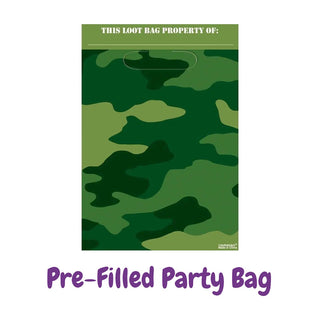 Army Camo Pre-Filled Party Bag | Army Party Supplies NZ