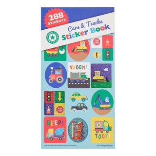 Cars & Trucks Sticker Book WEB5778 | Cars Party Supplies NZ