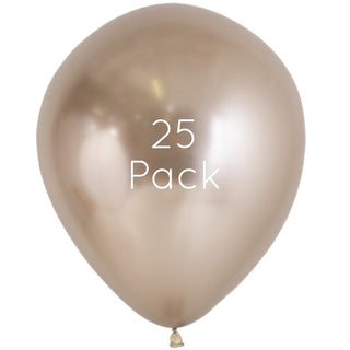 45cm Reflex Champagne Giant Balloons 25 Pack | Gold Party Supplies Nz