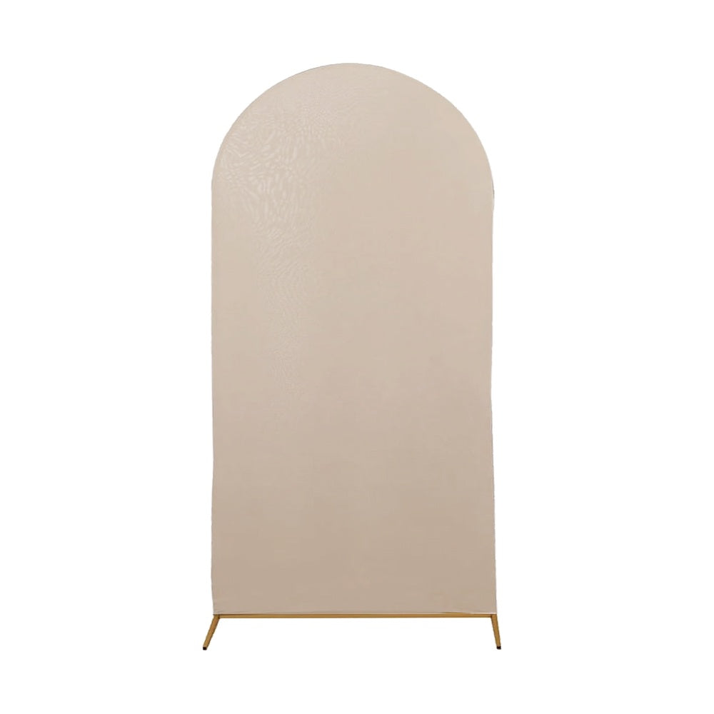 Beige Sand Arch Backdrop Hire – Build a Birthday NZ