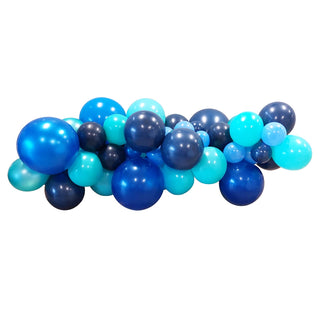 Sapphire Balloon Garland by Pop Balloons | Blue Party Supplies NZ