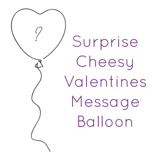 Surprise Cheesy Valentine's Day Foil Balloon