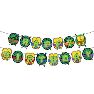 Teenage Mutant Ninja Turtles Birthday Banner | Teenage Mutant Ninja Turtles Party Supplies NZ