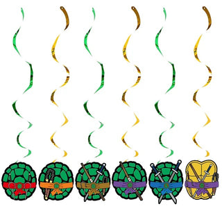 Teenage Mutant Ninja Turtles Swirl Decorations | Teenage Mutant Ninja Turtles Party Supplies NZ