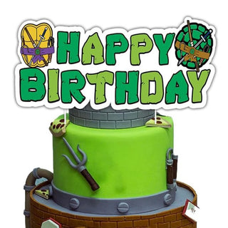 Teenage Mutant Ninja Turtles Cake Topper | Teenage Mutant Ninja Turtles Party Supplies NZ