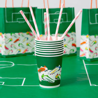 Football Party Cups | Paper Party Cups 