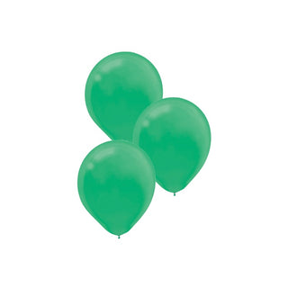 Value Festive Green Mini Balloons - 50 Pack