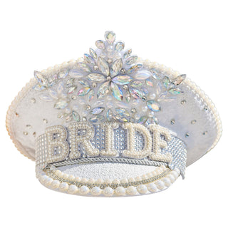 Ginger Ray Rhinestone & Pearl Embellished Bride Hen Party Hat