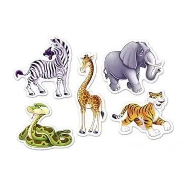 Jungle Animal Mini Cutouts – Build a Birthday NZ