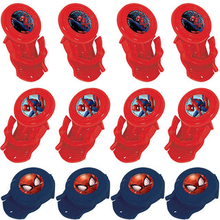 Spiderman Webbed Disc Shooter - 12 Pack