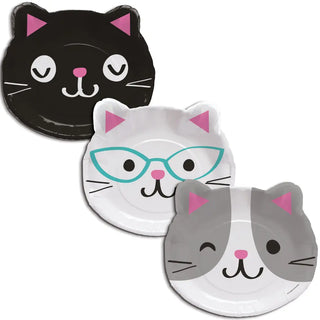 Purrfect Party Plates | Cat Plates | Cat Party Supplies