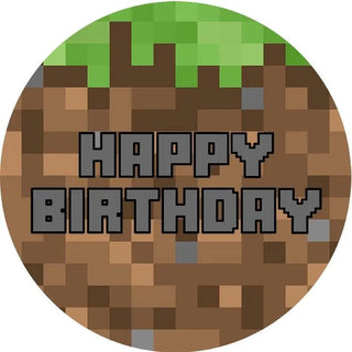 Minecraft Edible Cake Image | Minecraft Party Supplies