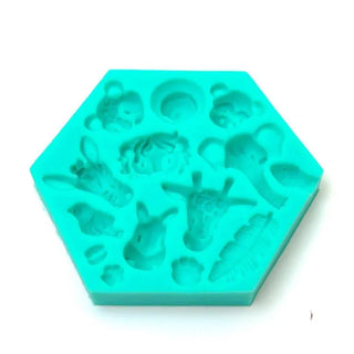 Jungle Animals Silicone Mould | Jungle Animal Party Supplies NZ