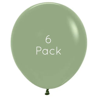 45cm Eucalyptus Giant Balloons - 6 Pkt