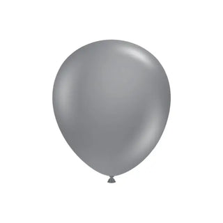 Tuftex | 43cm Giant Grey Smoke Balloon | Grey Party Supplies NZ