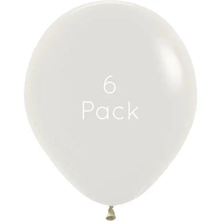 45cm Pastel Dusk Cream Giant Balloons | Cream Party Supplies NZ