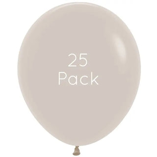 45cm White Sand Giant Balloons | Beige Party Supplies NZ