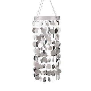 Silver Hanging Chandelier Decoration | Silver Party Supplies