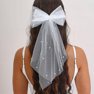 Ginger Ray Hen Party | Ginger Ray Bridal Shower | Ginger Ray Hair Bow | Bridal Pearl Bow | Bride Gifts 