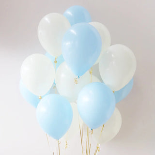 Pack of 15 Latex Balloons - Baby Blue