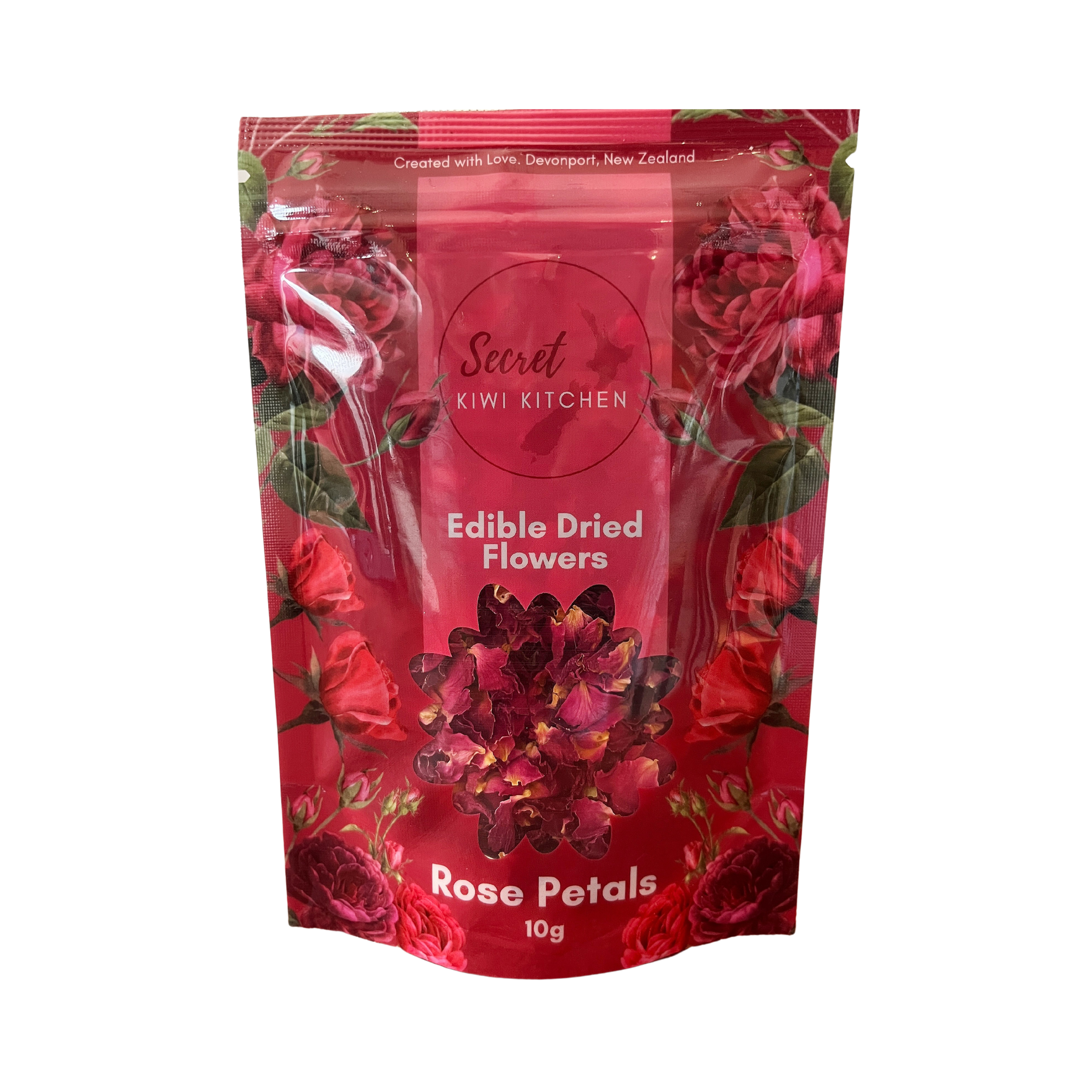 Dried Edible Rose Petals - Red 10G - Cake Decorating Solutions