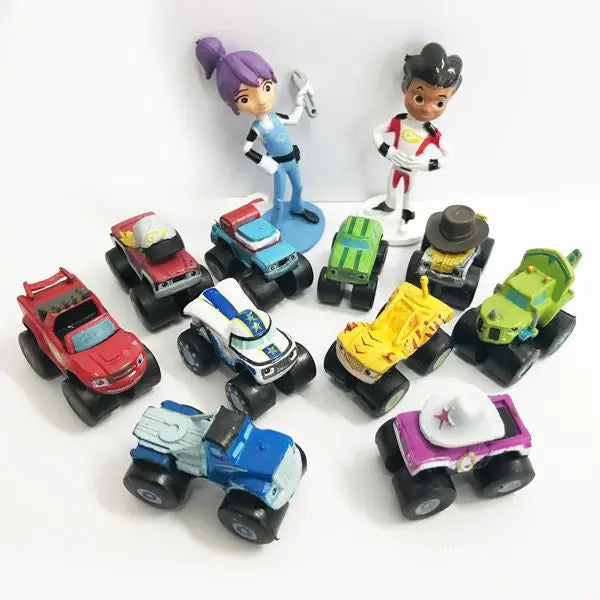 Blaze & the Monster Machines Characters Cake Topper Set NZ – Build
