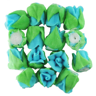 Blue Rose Bud Edible Icing Decorations