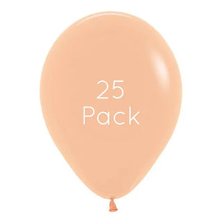 Peach Blush Balloons - 25 Pkt