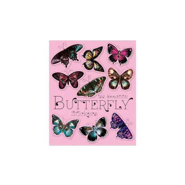 Pink Butterfly Sticker Book NZ – Build a Birthday NZ