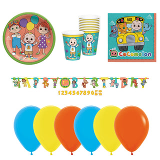 Cocomelon Party Essentials for 8 - SAVE 10%