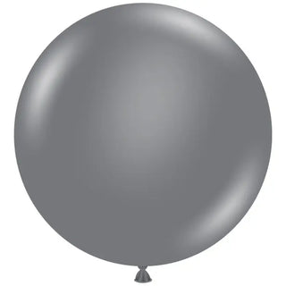 Tuftex | 90cm Giant Grey Smoke Balloon | Grey Party Supplies NZ