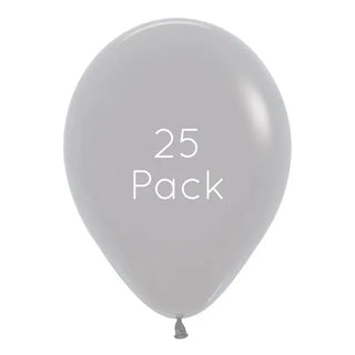 Grey Balloons - 25 Pkt