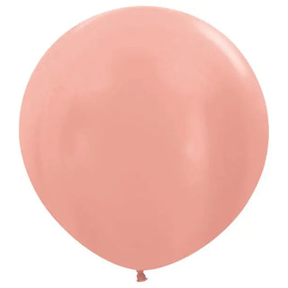 Giant Metallic Rose Gold Balloon - 90cm