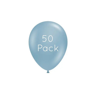 Blue Slate Mini Balloons - 50 Pkt