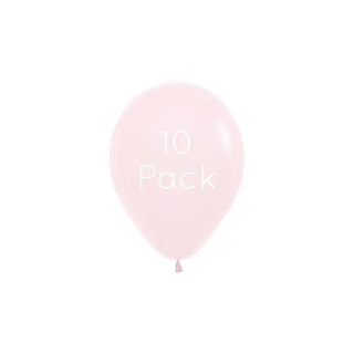 Pastel Matte Pink Mini Balloons | Pink Party Supplies