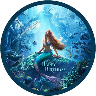 The Little Mermaid 2023 Edible Cake Image | Little Mermaid Party Supplies NZ