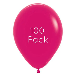 Sempertex | Raspberry Balloons 100 Pack | Pink Party Supplies NZ