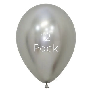 Sempertex | Reflex Silver Balloons | Silver Party Supplies NZ