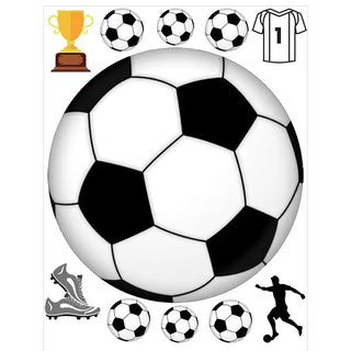 Soccer Ball Edible Cake Image | Soccer Party Supplies NZ