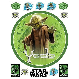 Stars Wars Yoda Edible Cake Image | Star Wars Party Supplies NZ