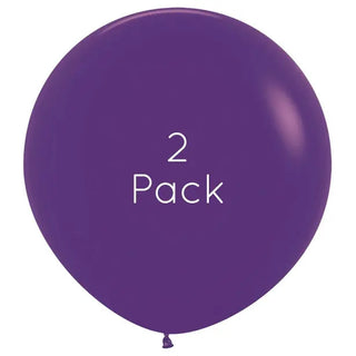 90cm Giant Violet Balloon - 2 Pkt