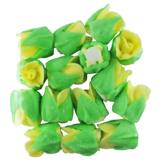 Yellow Rose Bud Edible Icing Decorations